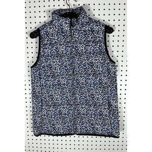 J.Crew animal print puffer vests size XS